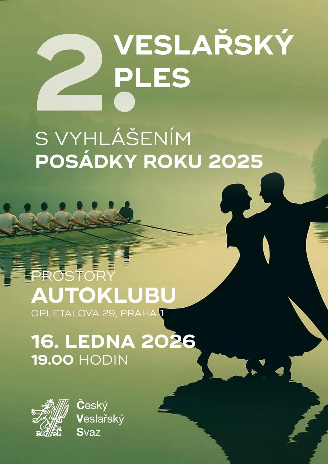Pozvánka na veslařský ples ČVS