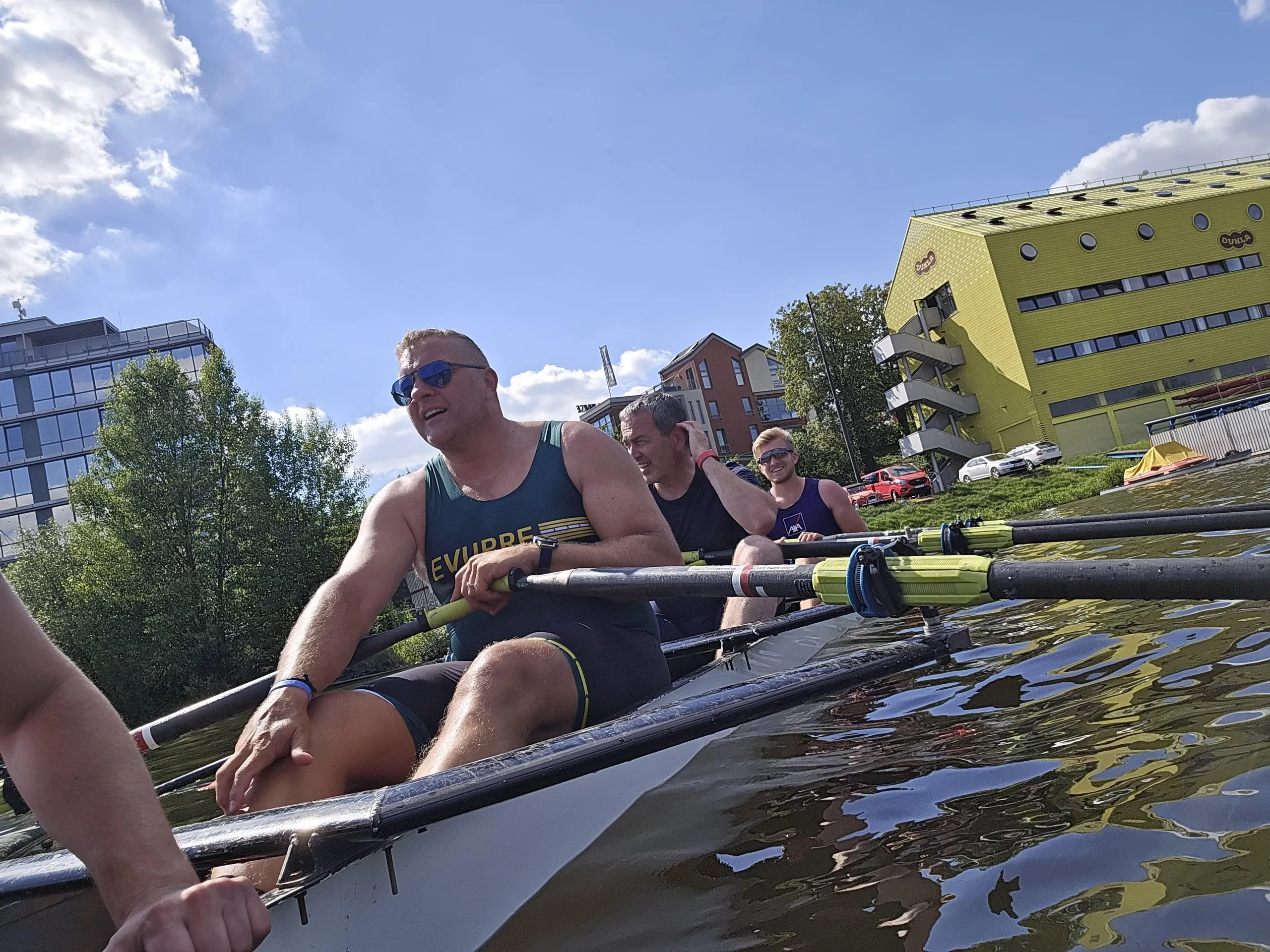 Předseda s předsedou na tréninku