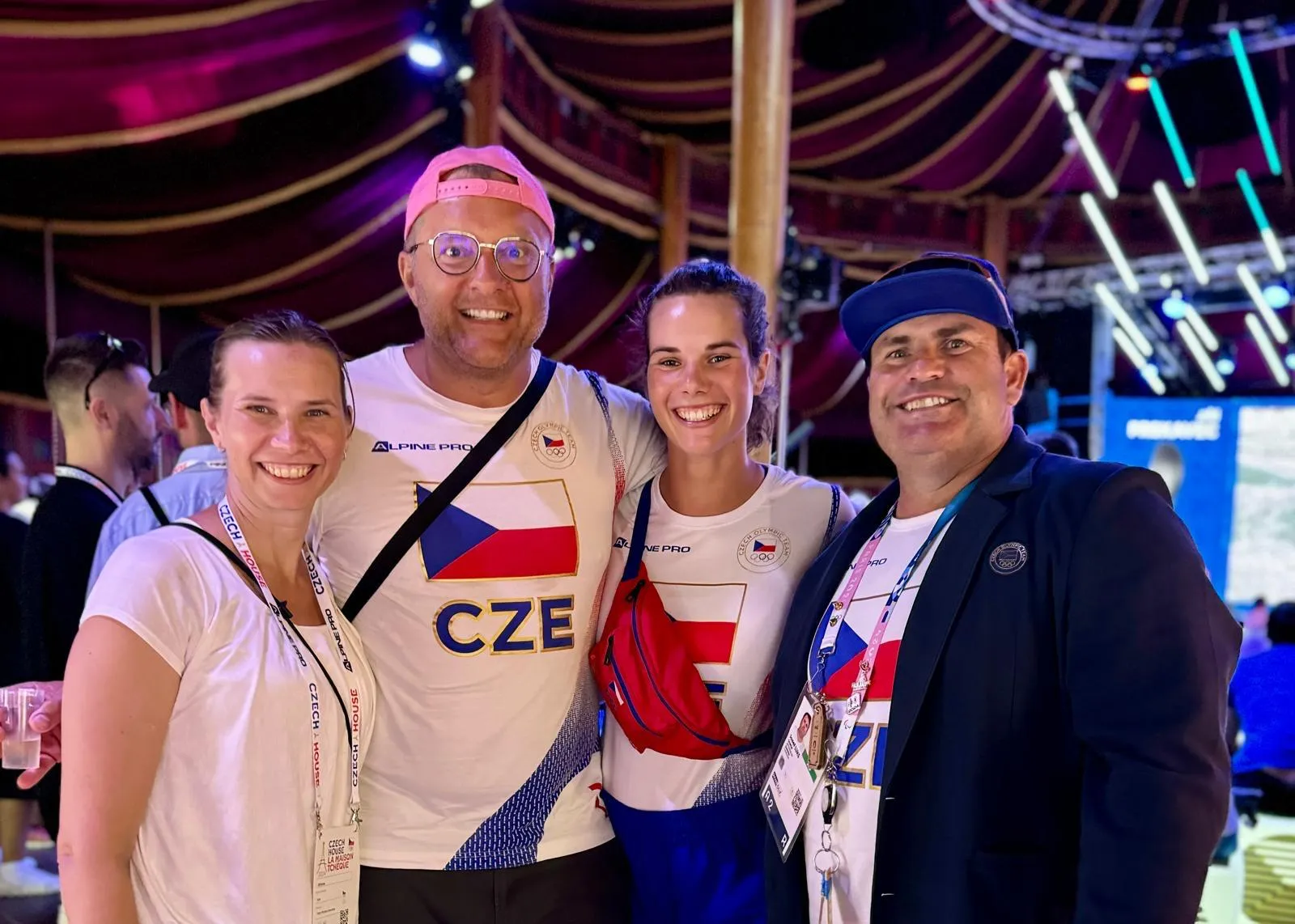 Večer v Českém olympijském domě